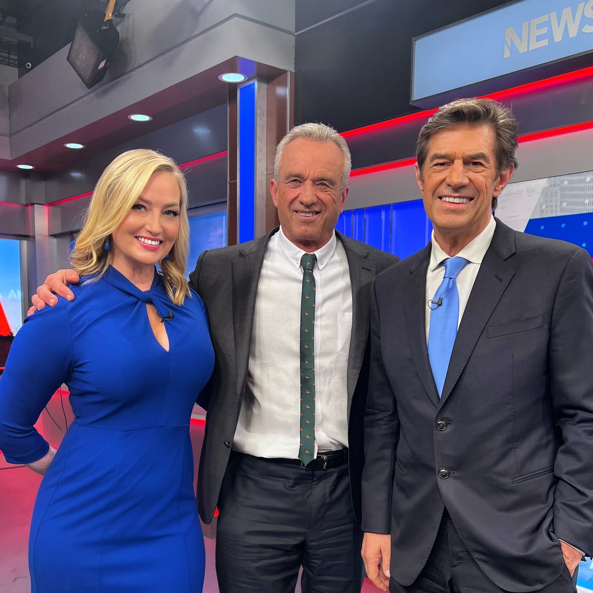 Thank you @RobertKennedyJr for the candid and insightful conversation today. 

@NEWSMAX @BobSellersTV @DNC #presidentialcandidate #election #USA