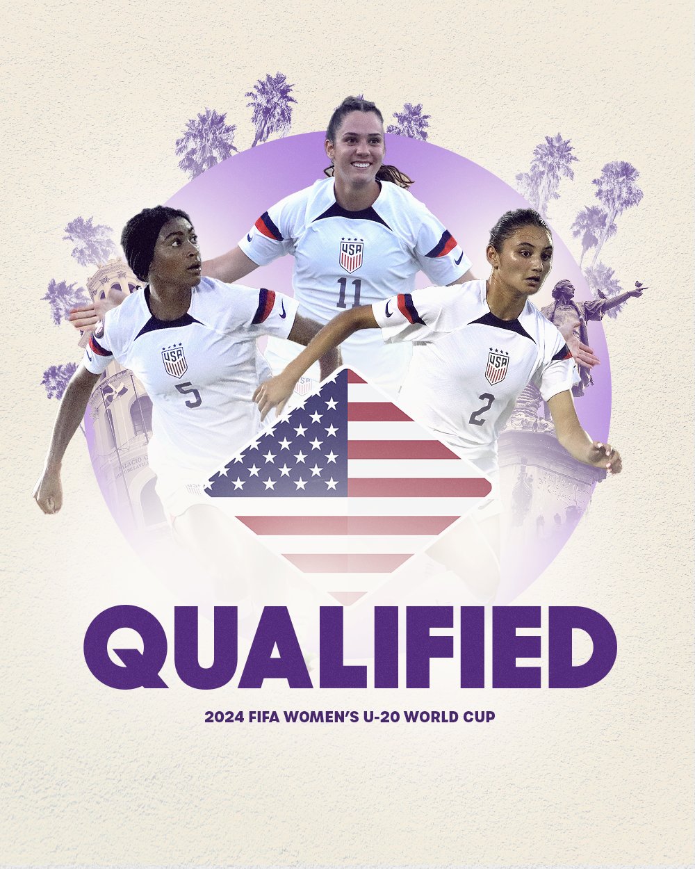 Concacaf W on X: 🎉🇺🇸 @USYNT qualifies to the 2024 FIFA Women's Under-20  World Cup! 🙌🏆 #CWU20C  / X