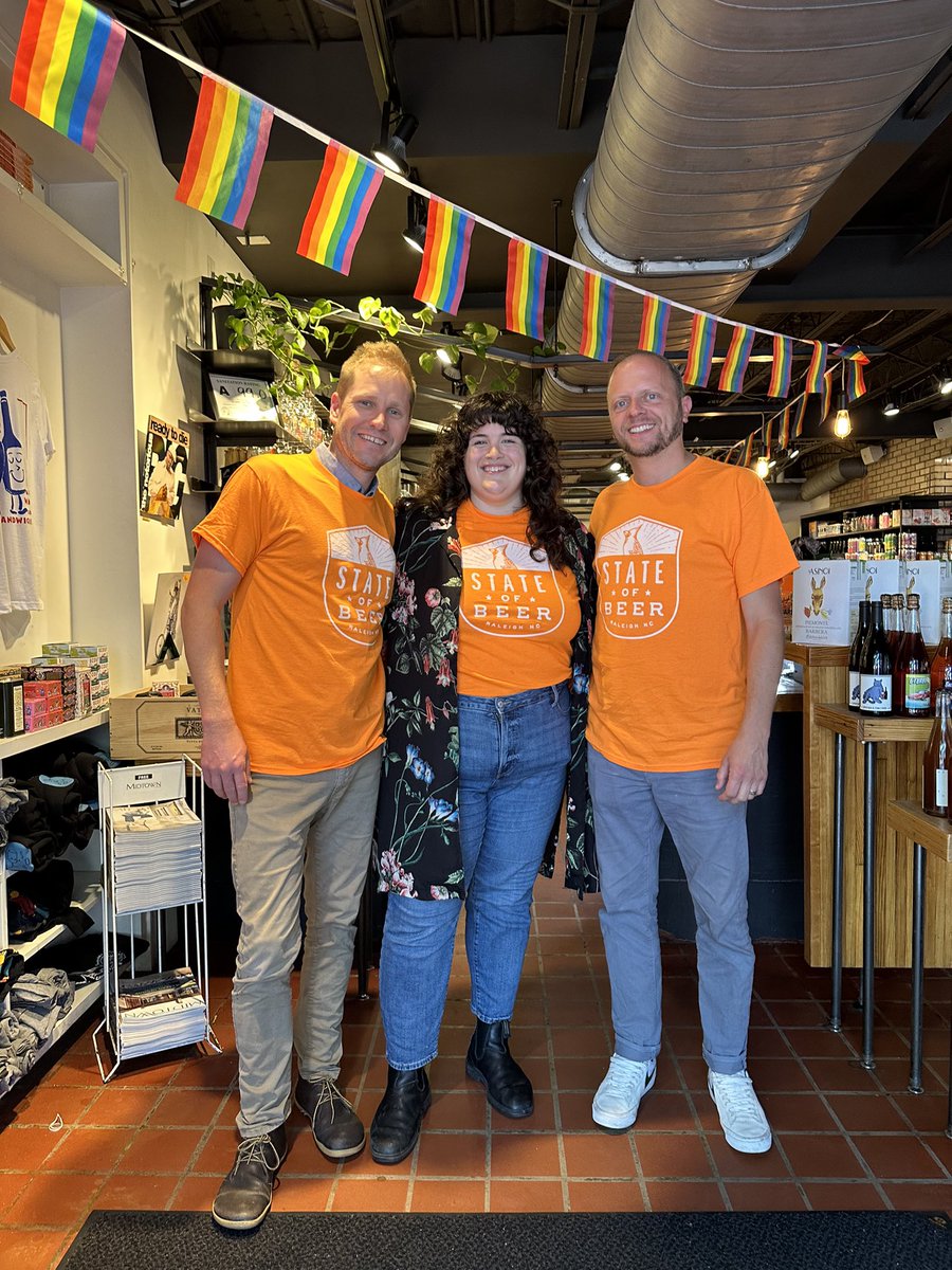 Wearing orange to prevent gun violence at State of Beer 😎