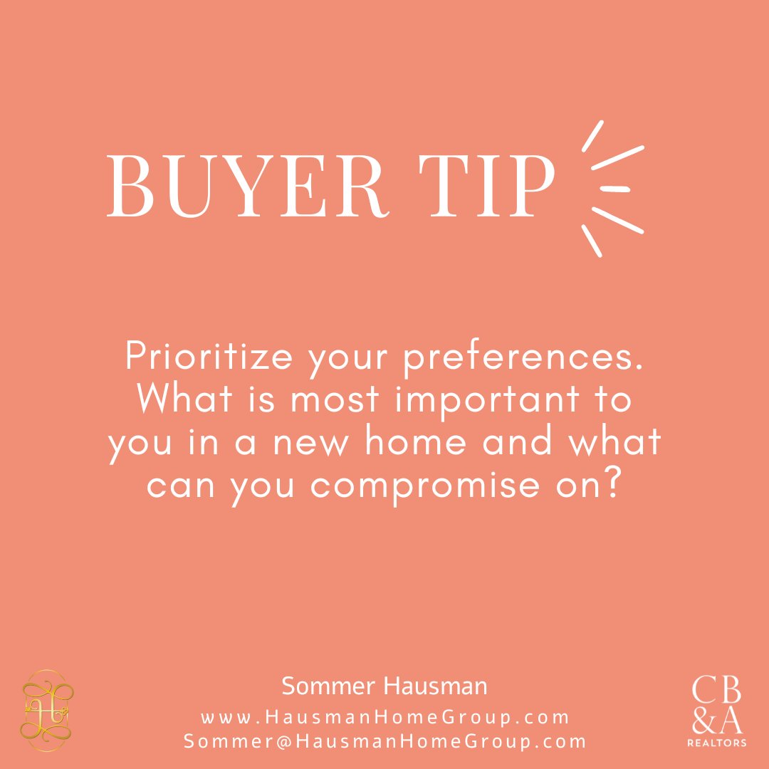 Make an actual list and share it with me! Let's talk about your future home!
#hausmanhomegroup #cba #haus2home #cbarealtor #realestate #thewoodlands #txrealestate #homesforsale #houstonrealtor #realestatelife #realestatemarketing #realestateagent #priorities #buyertip #homebuyer