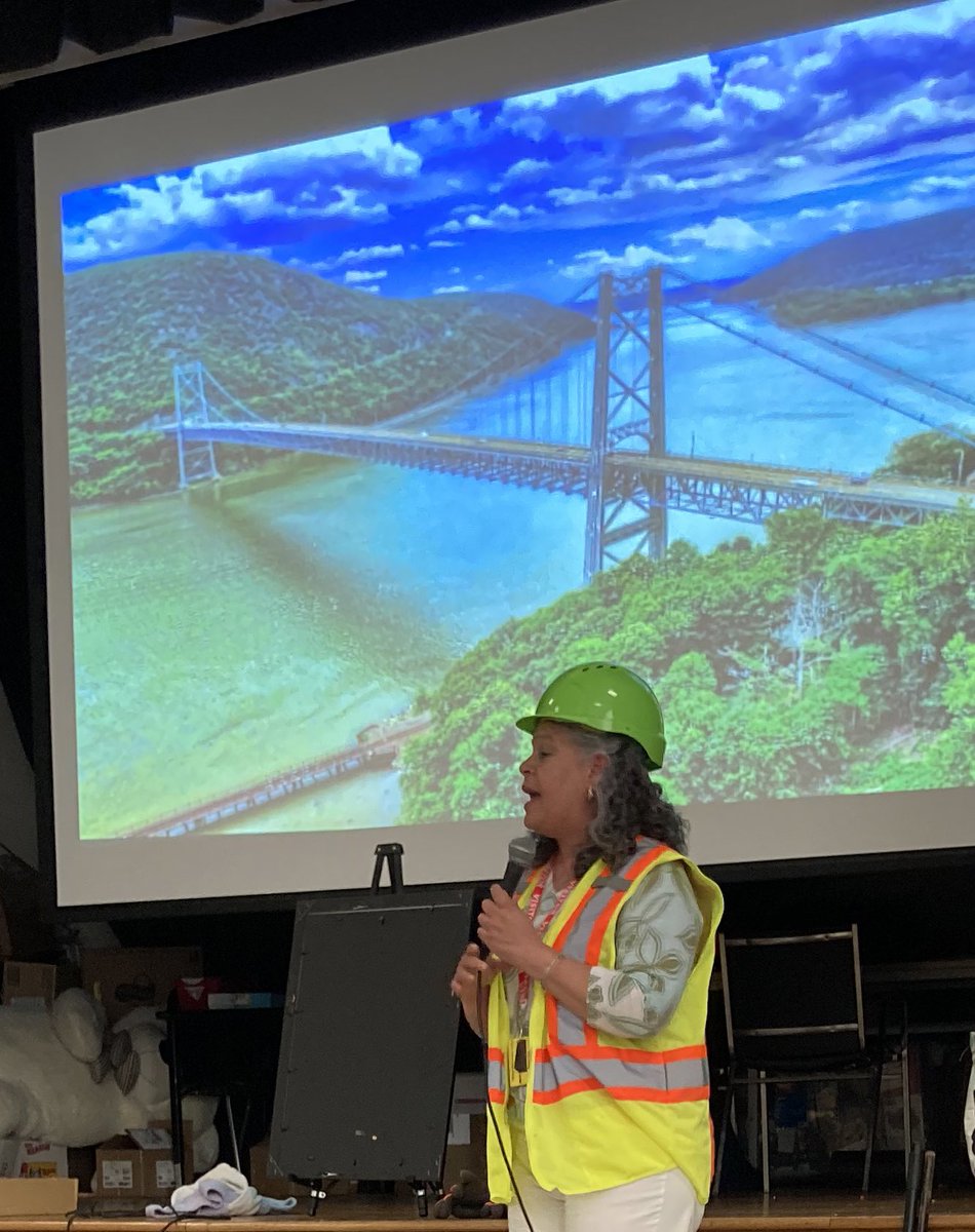 Thank you NYS Bridge Authority for coming out to teach the 4th grade about the BMB and engineering! #HillcrestHAWKS #NYSBridgeAuthority #PeekskillPRIDE #BearMountainBridge