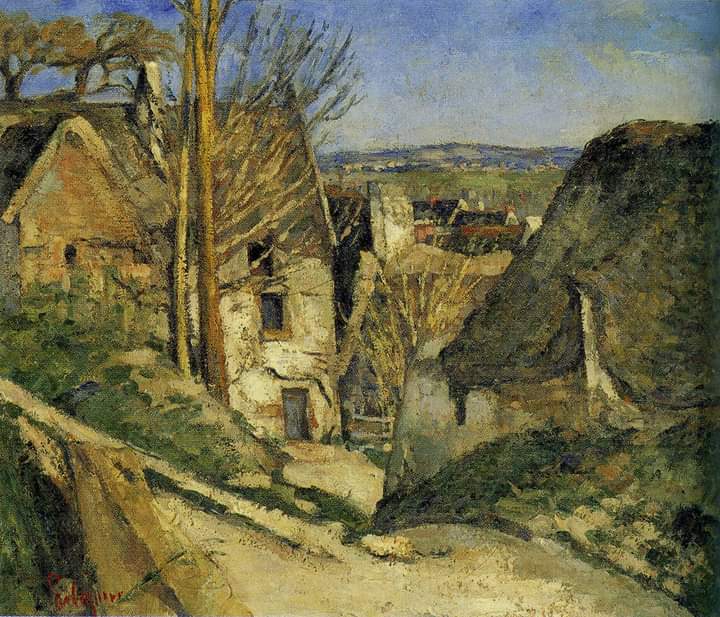 The house of the hannged man. Auvers sur Oise. Circa 1873. 
Paul Cézanne. 
Museo D'Orsay. Paris Francia