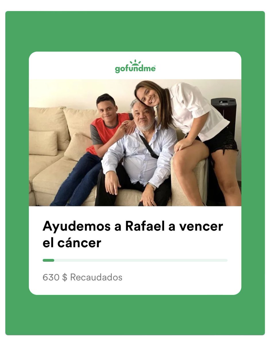 Radelita's tweet photo. https://t.co/hXilAOqRAZ
Amig@s ayúdenme con un RT ó LIKE para así lograr hacerle a mi padre inicialmente la biopsia y seguir avanzando en la lucha por segunda vez contra el #cancer eternamente agradecida 🙏 https://t.co/vgQJPyGAaA