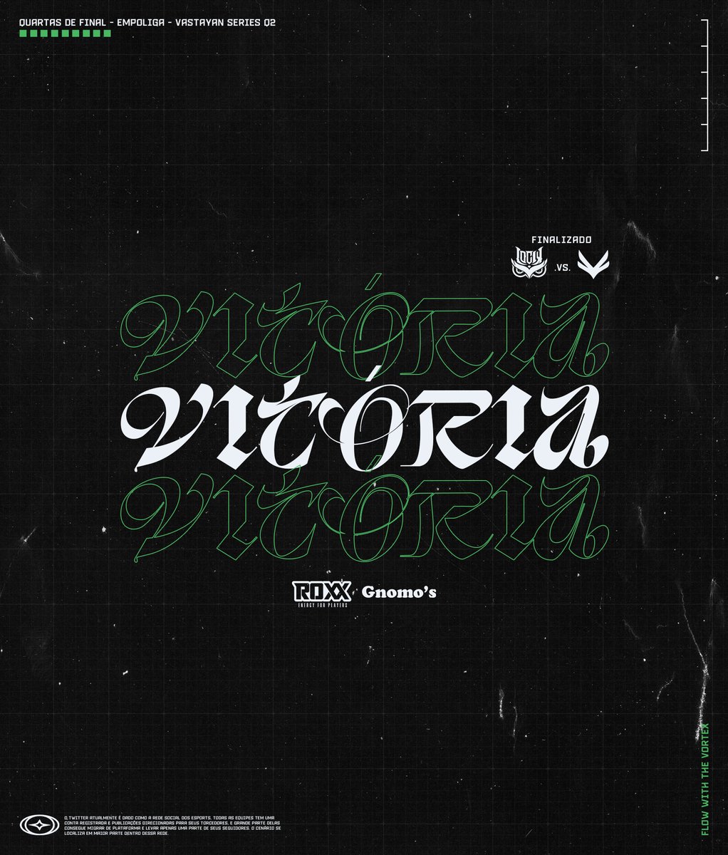 GGWP @LogiK_eSports 
Seguimos no 2° Qualify da @empoligaoficial Vastayan Series 🙏

Flow with the Vortex!!
 #GOVX✌️