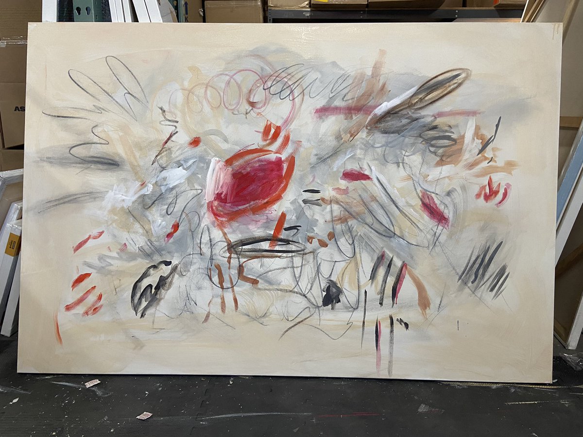 painted a version of some twombly