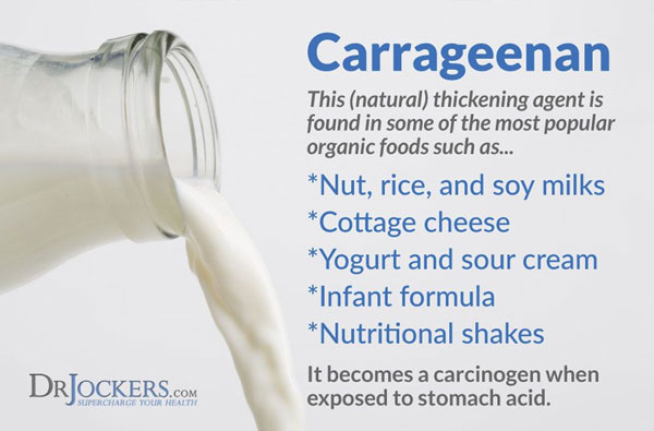 #Carrageenan is a #toxic filler found in many #supplements n food products:  seattleorganicrestaurants.com/vegan-whole-fo… #milkchocolate, milk products, frozen dinner, soups, yogurt n ice cream. Carrageenan is linked to #cancer, #gastrointestinal problems, #inflammation and leaky gut