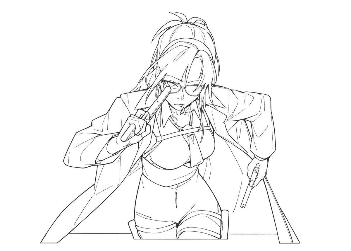 Lycan_Eroi's tweet photo. Angelia アンジェリア (line)

#ドルフロ #少女前線 #소녀전선 #GirlsFrontline https://t.co/kSMrJFnAAT