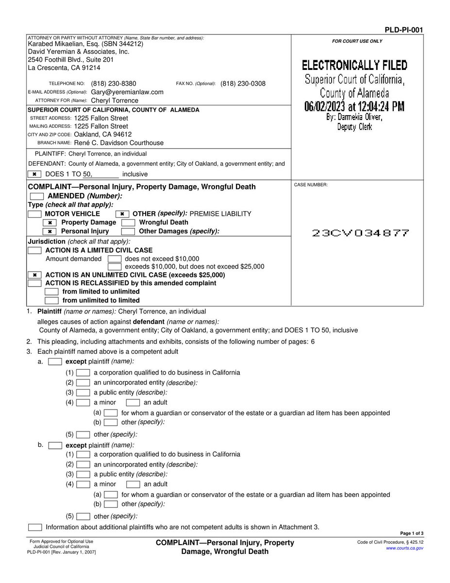 Alameda County Court Watch On Twitter Filed Today TORRENCE AN alameda-county-court-watch-on-twitter-filed-today-torrence-an
