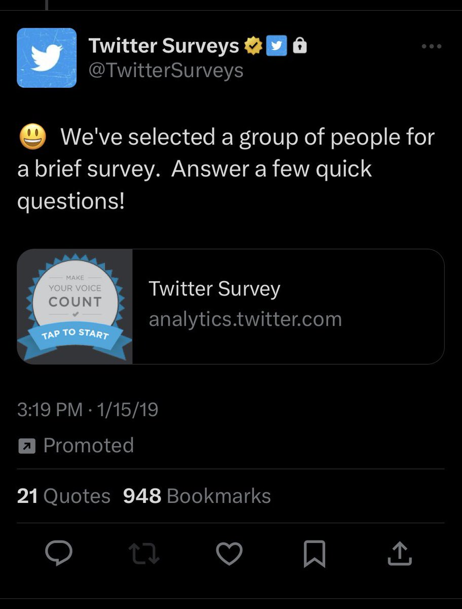 vrble1's tweet photo. With all the crazy check mark crap and foolishness, how do I know this is the real Twitter? @TwitterSurveys https://t.co/YC2opj8vBy