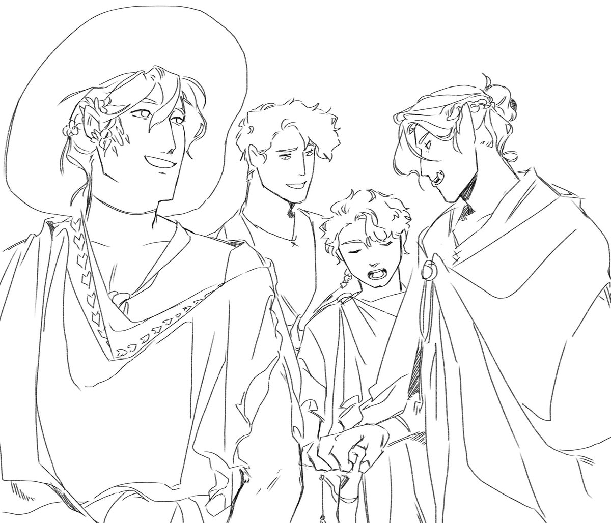 I adore this line-work. I wnat to draw some ancient Greek attires but I don't know if these are accurate. Can anyone give me advice while I am revising and coloring this? (lil tag: #sbifanart )