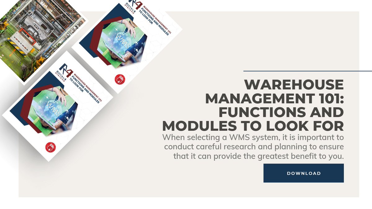 Inventory management is an essential function of any #warehousemanagementsystem. It involves the tracking and control of all goods and materials moving in and out of the #warehouse, as well as the optimization of inventory. hubs.la/Q01R-KGx0