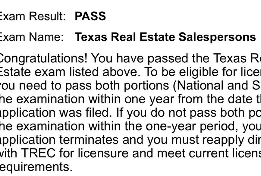 lainey_orosco's tweet photo. We did it!! We’re the newest Texas Real Estate Agents on the block! 🏡 Can’t wait to turn visions into reality. 🏘️ https://t.co/fz82F7a4L8
