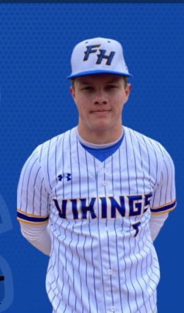 FHVikings's tweet photo. The senior, Brysen Nepute pitched his last game as a Viking tonight and set a school record for wins in a season w/ 11. His win tonight advanced the Vikings to the State title game. In two seasons he has gone 18-4 on the bump for the Vikings. An #umatcHed career. https://t.co/MeyVexqj7q
