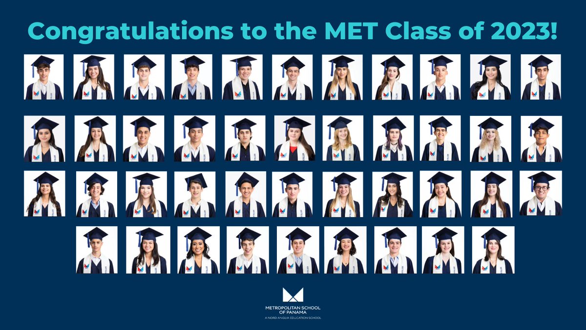 METSchoolPanama's tweet image. #Proud to see #METSchoolPanama seniors graduate! We know all students leaving us for the next phase of their lives will continue achieving more than they ever thought possible✨Congratulations #Classof2023🎓
#NordAngliaEducation #CreateYourFuture #FutureLeaders