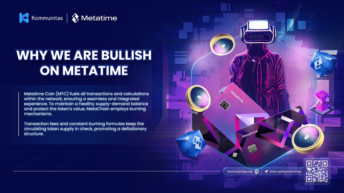 kommunitasnet's tweet photo. Dear, $KOMmunity!

👀 Here's a rundown of why we are #Bullish on @metatimecom 

⏰ Don't forget our Metatime #IKO starts on 7th June at 9 AM UTC.

➡️ Vote now: https://t.co/htHSWn3Oyi https://t.co/GqSFxbOqOp