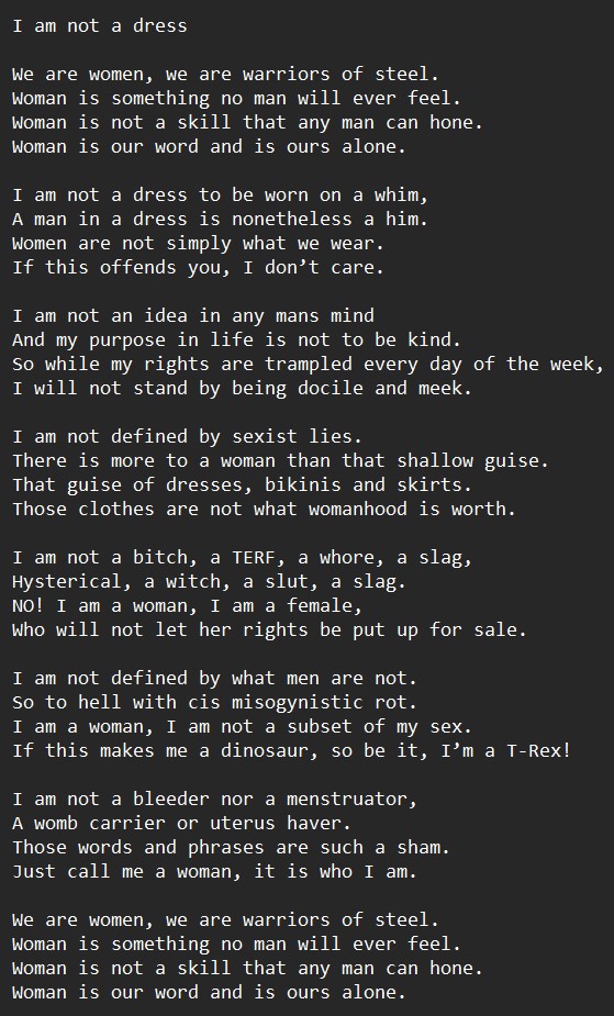 I was watching Megyn Kelly and she read a poem that a 14 year old wrote. My wife loved it, so I am posting it. If you like it, retweet it.