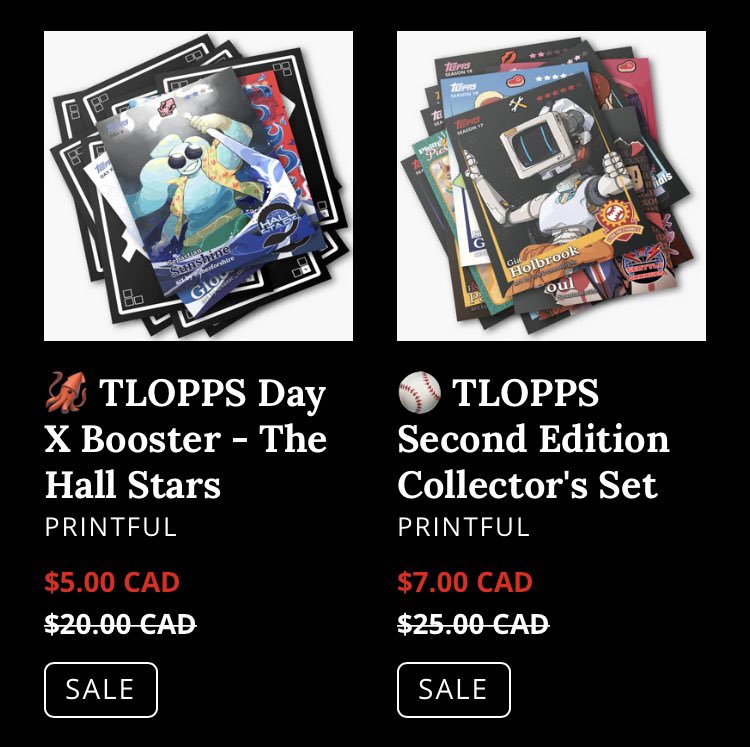 Our limited-stock items are heavily discounted! Help these delicious items leave the warehouse and enter their proper habitat, the homes of Fans 💙