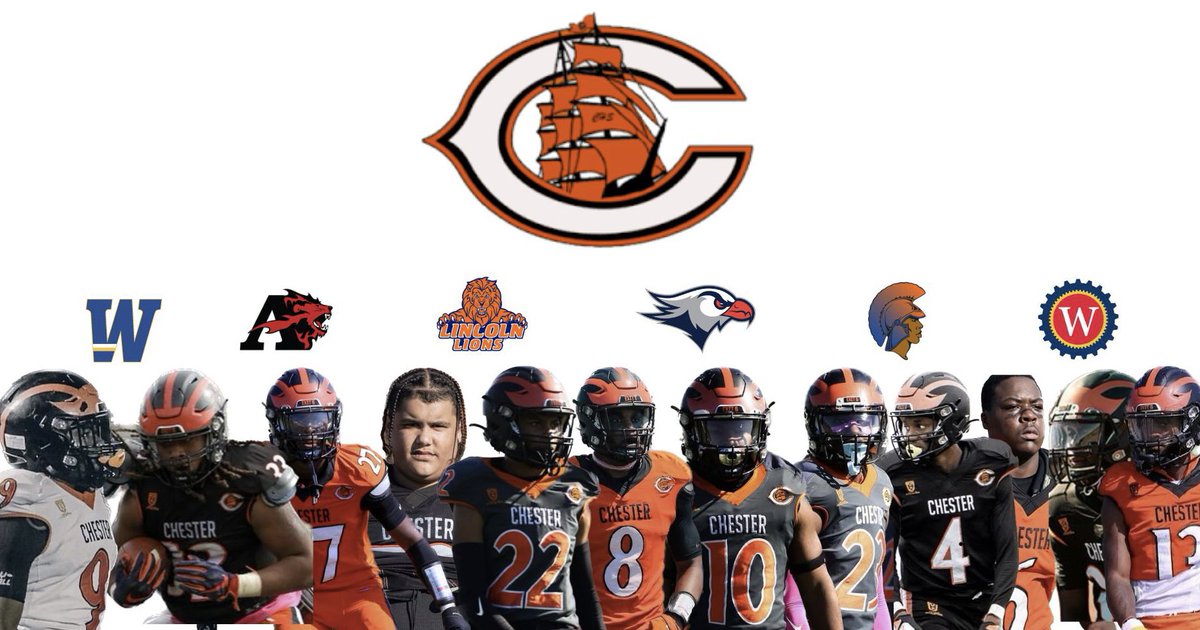 exit6football's tweet image. 12 High-School Seniors to 12 Upcoming College Freshman. In our program we make our transition rate our main priority. This year we hit a new high of 100% rate of our players continuing their athletic or academic career. Oh you definitely can do it in Chester! #Exit6 #The6