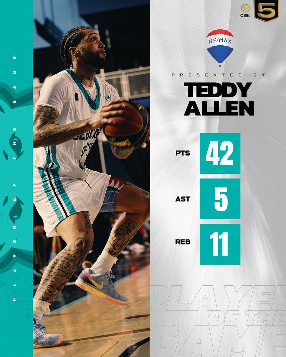 wpgseabears's tweet photo. 🪣🪣🪣 TIED A CEBL RECORD with 42 tonight 😤

He's your REMAX Player of the Game https://t.co/CoYkzL5oBl