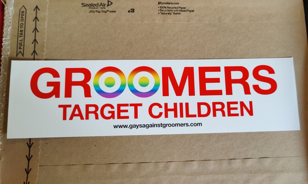 People are starting to get their stickers from our shop!! Get yours here: gag-merch.com/products/groom…

#BoycottTarget #GaysAgainstGroomers