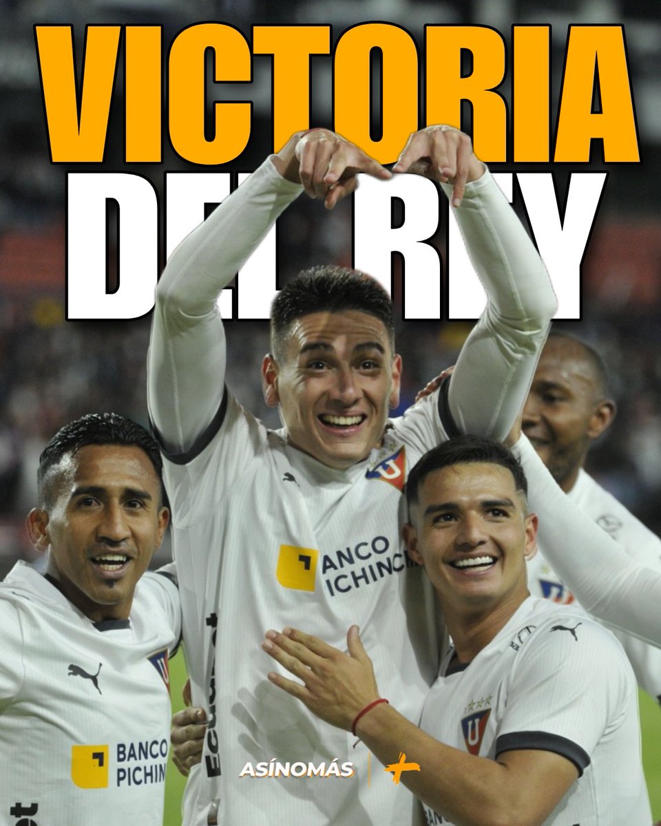 AsiNoMasEc's tweet photo. El Rey de Copas demuestra nuevamente su jerarquía y el nivel de sus jugadores dándole vuelta a un partido muy complicado contra el cuadro de Libertad de Loja; con esto Liga de Quito goleó y sube momentáneamente al segundo lugar en la #LigaPRO. Marcador final 4x2. #Fecha13 https://t.co/CGjBGCZ4zf