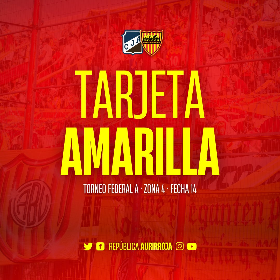 Amonestado Martín Esparza

23'ST: #JuventudAntoniana 1 - #BocaUnidos 0