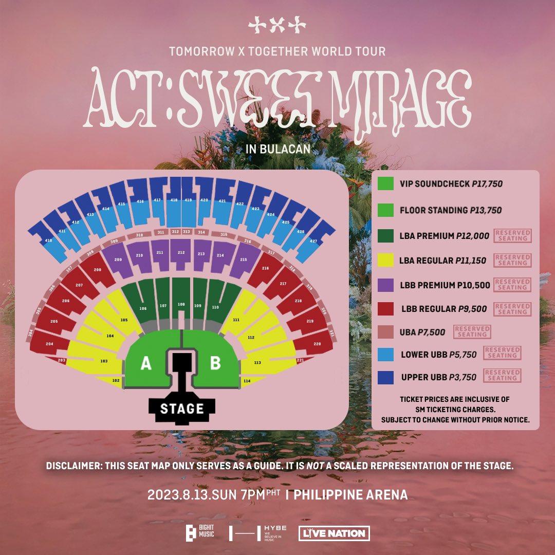 livenationph's tweet image. This is it, MOA! General Sale starts TODAY at 12pm! Online waiting room starts at 11:45AM. Tickets are available at smtickets.com and all SM Tickets outlets. More info at livenation.ph.

TOMORROW X TOGETHER WORLD TOUR &amp;lt;ACT : SWEET MIRAGE&amp;gt; IN BULACAN
📆August…