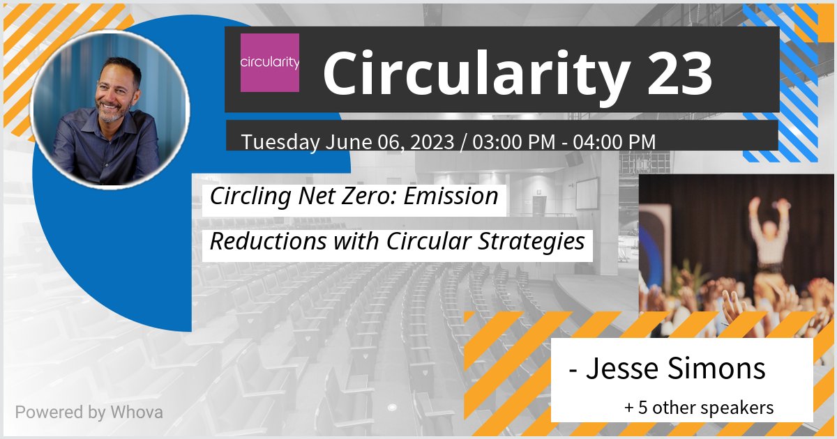 Jesse Simons (@simons_jesse) on Twitter photo I am speaking at Circularity 23. Please check out my talk if you're attending the event! #Circularity23 - via #Whova event app <a href="/SOLARCYCLEUS/">SOLARCYCLE</a> I am speaking at Circularity 23. Please check out my talk if you're attending the event! #Circularity23 - via #Whova event app <a href="/SOLARCYCLEUS/">SOLARCYCLE</a>