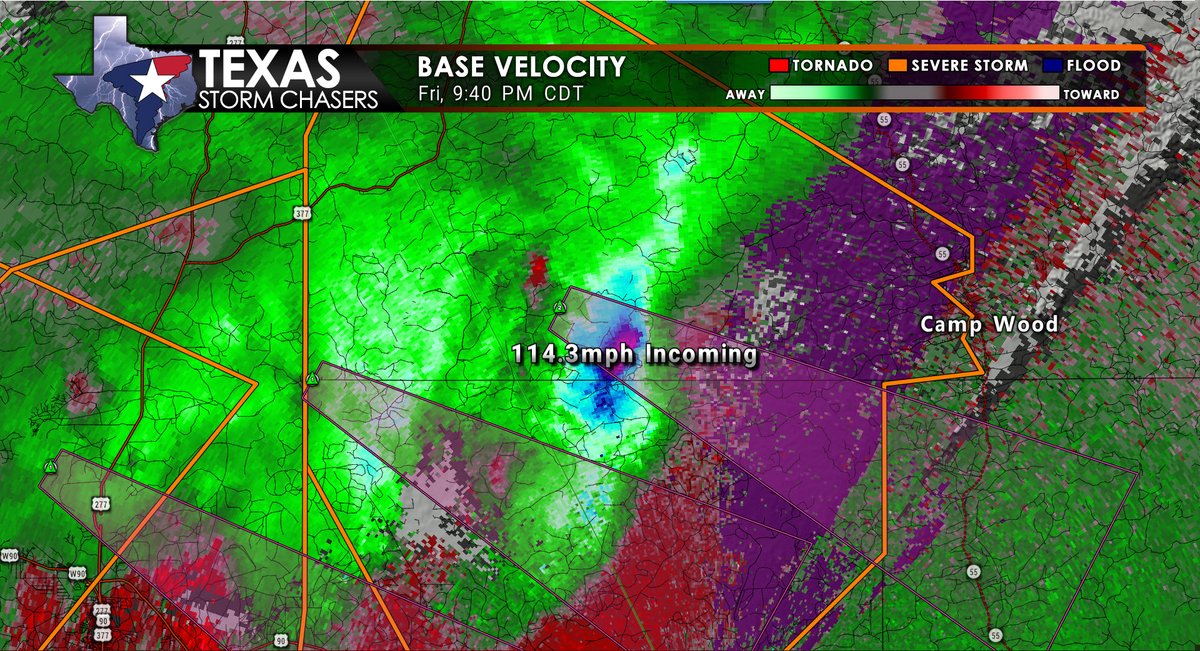 Texas Storm Chasers ⚡ on Twitter "Radar has been showing some extreme