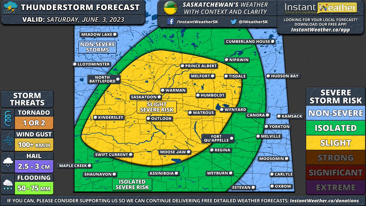 Instant Weather Saskatchewan on Twitter "SKstorm SKwx Get ready for