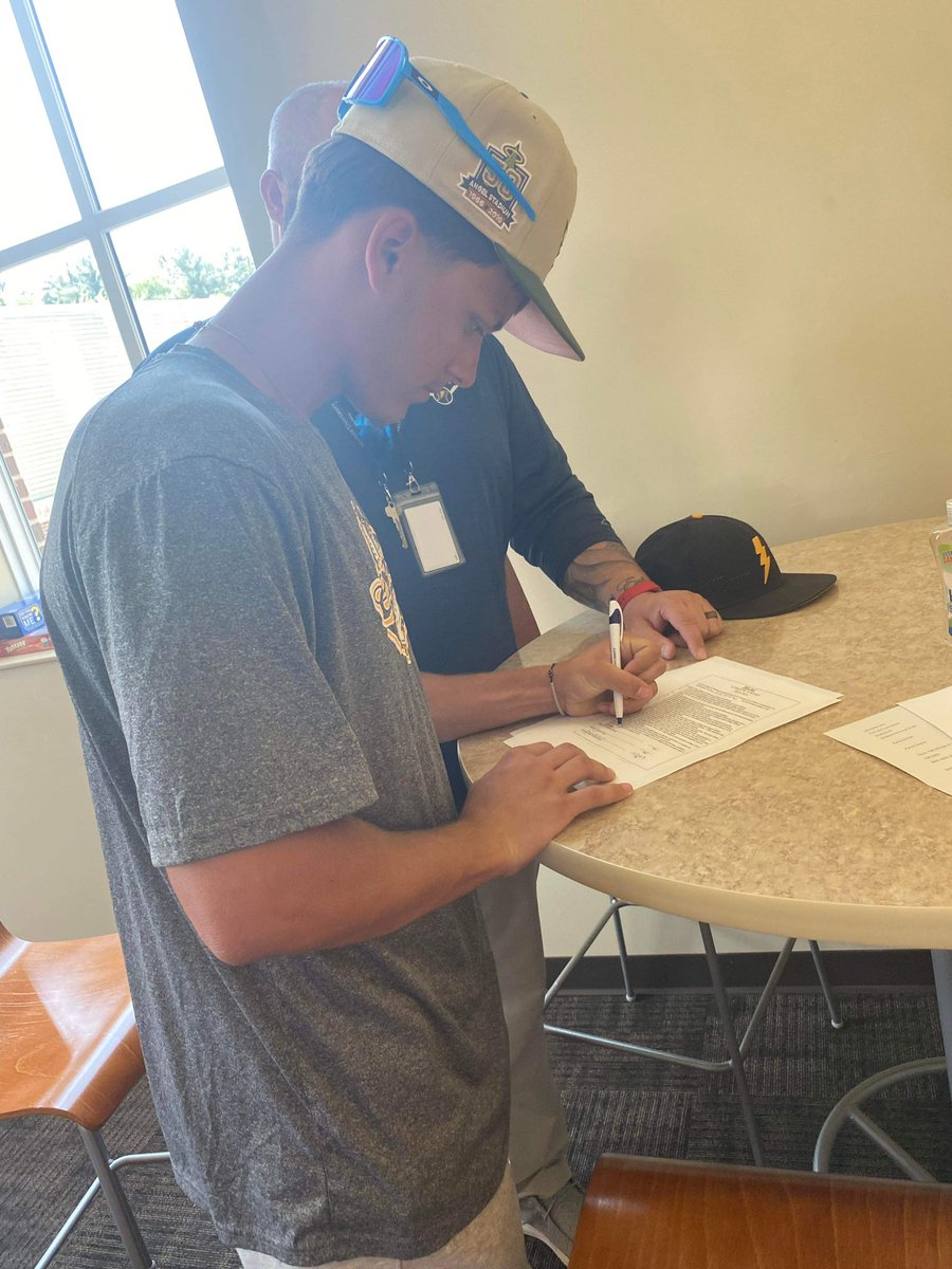 RickSemmler's tweet photo. Terre Haute South grad Blaze Schultz has signed to play college baseball for Marian University Ancilla https://t.co/WUaDFrFg5y