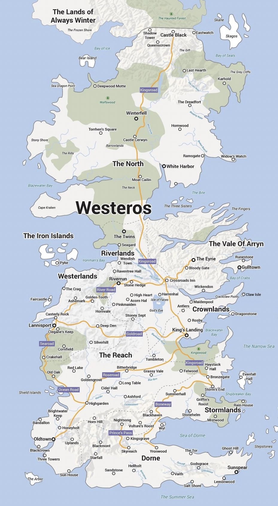 Where Is Dragonstone In Westeros? Game Of Thrones Map