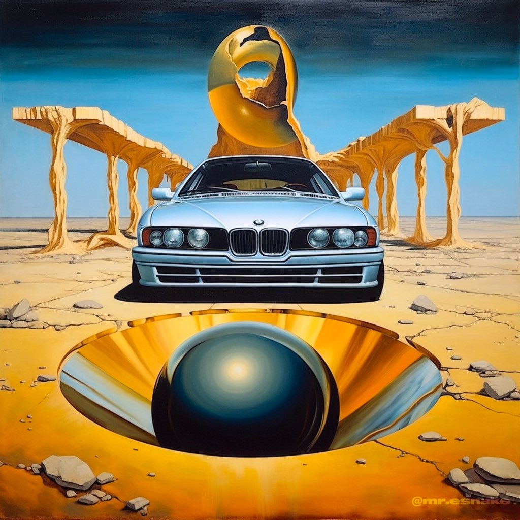 🧪 Today I used #midjourney to generate my favorite cars in the style of my favorite surrealist artists: #Dali and #RemediosVaro 

💭Prompt on ALT

#surrealart #surrealism #midjourney5 #generativeart #stablediffusion