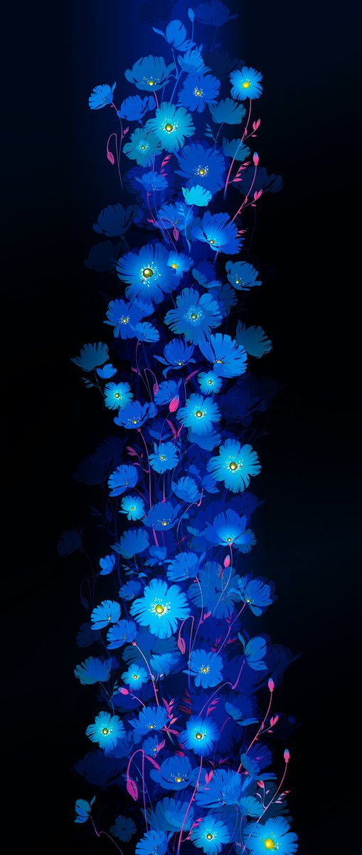 「#青の創作クラスタと繋がりたい #AdobeIllustrator  心ゆくまで」|裏柳 翠 青のIllustrator使いのイラスト
