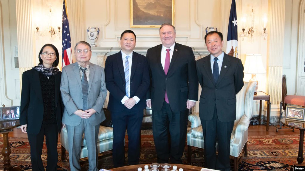 #OnThisDay, June 3rd, in 2020, Secretary of State Mike Pompeo called for a full accounting of the #TiananmenMassacre after meeting with several survivors.  The CCP continues to prohibit commemorations and censor online mentions of the massacre.  #Communism #OTD