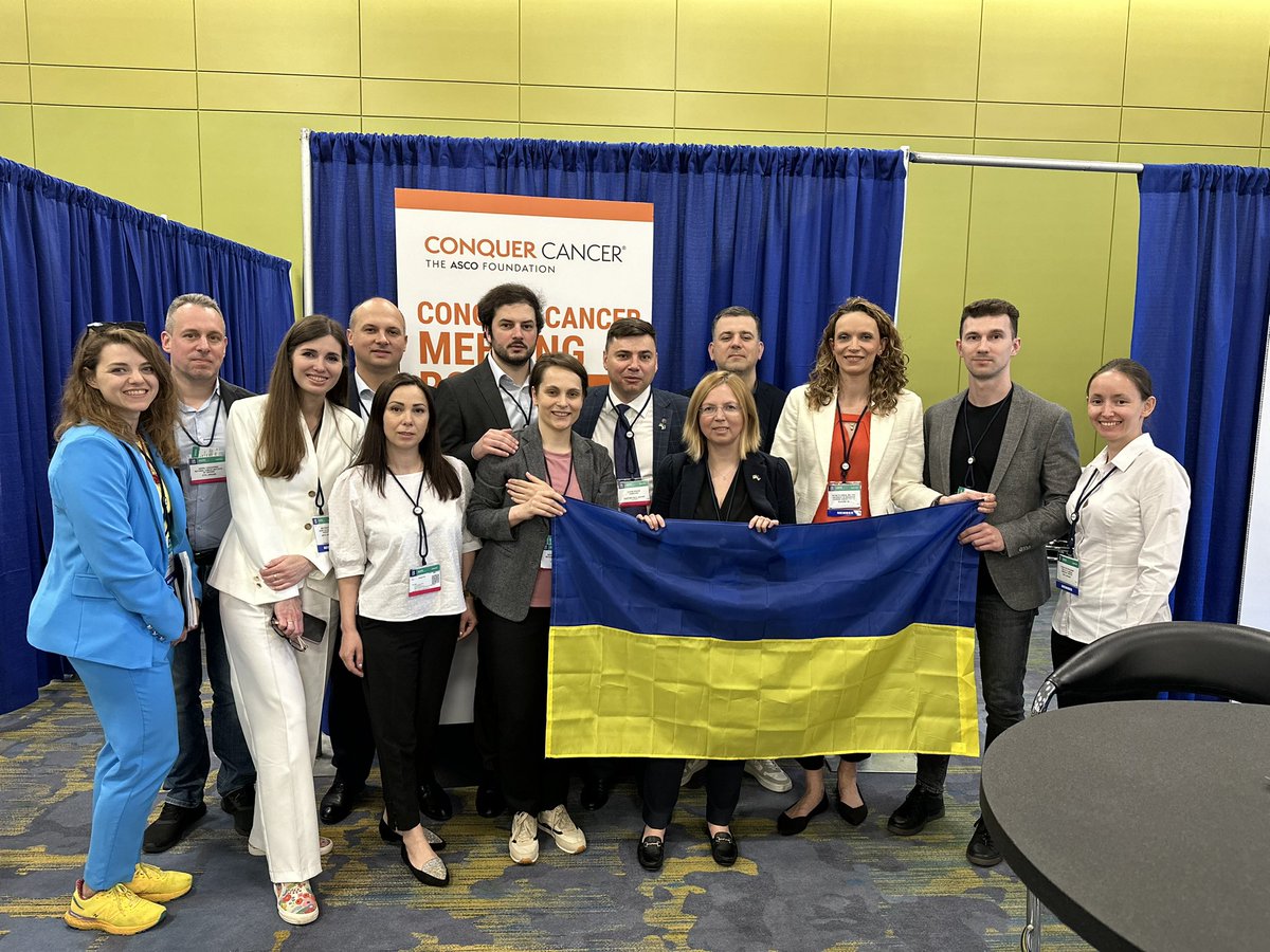 It was a pleasure meeting with the Ukrainian delegation at #ASCO23! Looking forward to future collaborations. @NelyaMel @RSemikov @ArmanKacharian