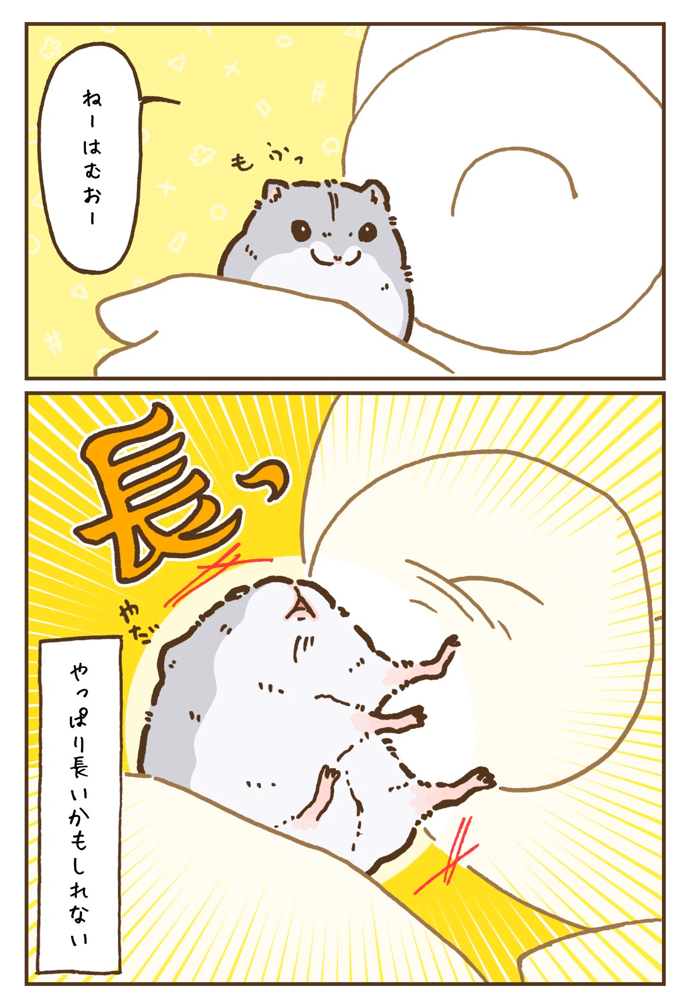 すごく意外･･･！ハムスターの手足の長さについて描いた、とっても可愛い漫画が話題に！