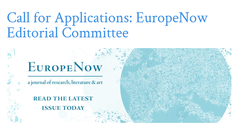 GlobalEurope's tweet photo. Interested in getting editorial experience? EuropeNow is seeking junior or seasoned editorial committee members! You may inquire here via DM for more details.
Check out the journal: https://t.co/U97ex3vgAm
#europeanists #twitterstorians #europeanstudies #HigherEducation #Editors https://t.co/CSJtPUyOwF
