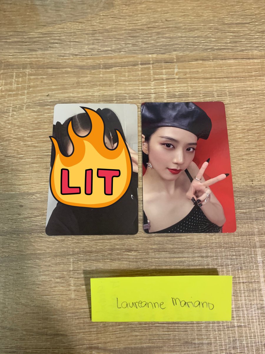 WTS LFB onhand

Jisoo Me Photocards
💸 180 first pic
💸 250 second pic

RFS: not collecting

🏷️ flower beretsoo me jisoo photocard first edition selfie blackpink