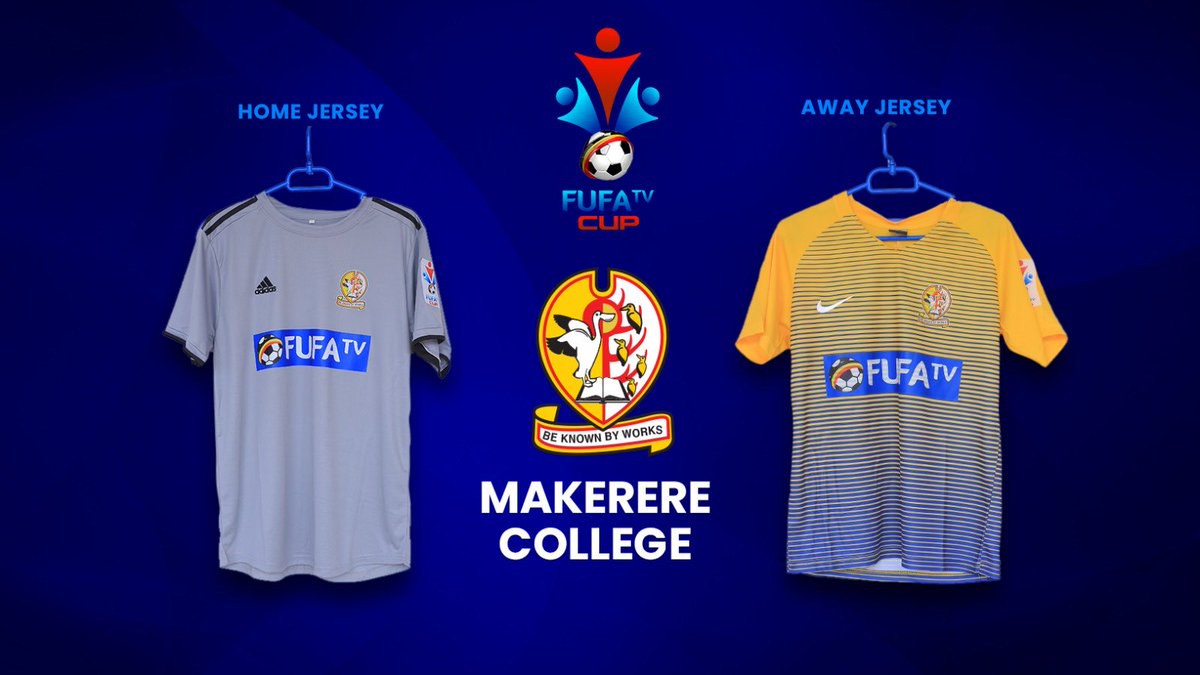 FUFA (@officialfufa) on Twitter photo The home and away jersey for Makerere College School
โฆ<a href="/MakerereCollege/">MAKERERE COLLEGE SCHOOL</a>โฉ
#FUFATvCup
live on <a href="/fufatv1/">FUFA Tv</a> <a href="/FUFARadio/">102.1 FUFA fm</a> <a href="/NCSUganda1/">National Council of Sports -Uganda</a> <a href="/newvisionwire/">The New Vision</a> <a href="/MosesMagogo/">Moses Hassim Magogo</a> <a href="/DailyMonitor/">Daily Monitor</a> <a href="/ntvuganda/">NTV UGANDA</a> <a href="/sanyukatv/">Sanyuka TV</a> โฆ<a href="/GalaxyFMUg/">100.2 Galaxy FM Zzina!</a>โฉ โฆ The home and away jersey for Makerere College School
โฆ<a href="/MakerereCollege/">MAKERERE COLLEGE SCHOOL</a>โฉ
#FUFATvCup
live on <a href="/fufatv1/">FUFA Tv</a> <a href="/FUFARadio/">102.1 FUFA fm</a> <a href="/NCSUganda1/">National Council of Sports -Uganda</a> <a href="/newvisionwire/">The New Vision</a> <a href="/MosesMagogo/">Moses Hassim Magogo</a> <a href="/DailyMonitor/">Daily Monitor</a> <a href="/ntvuganda/">NTV UGANDA</a> <a href="/sanyukatv/">Sanyuka TV</a> โฆ<a href="/GalaxyFMUg/">100.2 Galaxy FM Zzina!</a>โฉ โฆ