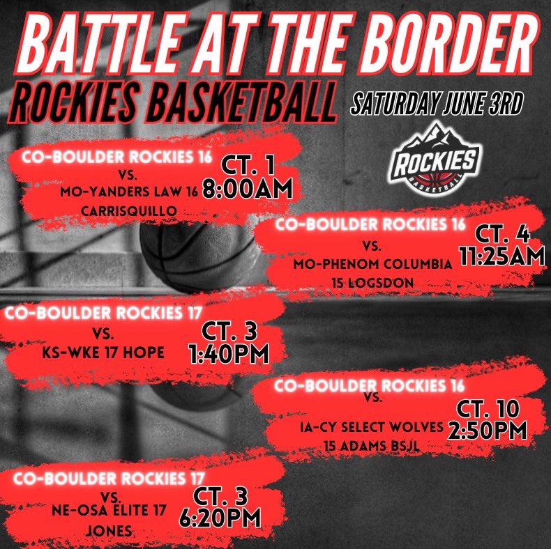 Rockies Basketball (@rockiesbsktbl) on Twitter photo Our squads are ready to put in work at <a href="/USJNBBALL/">US Junior Nationals</a> this weekend!!@PeytonBRockies <a href="/marcellkelly11/">Marcell Kelly</a> <a href="/kaitlyn_mileto/">Kaitlyn Mileto</a> Our squads are ready to put in work at <a href="/USJNBBALL/">US Junior Nationals</a> this weekend!!@PeytonBRockies <a href="/marcellkelly11/">Marcell Kelly</a> <a href="/kaitlyn_mileto/">Kaitlyn Mileto</a>