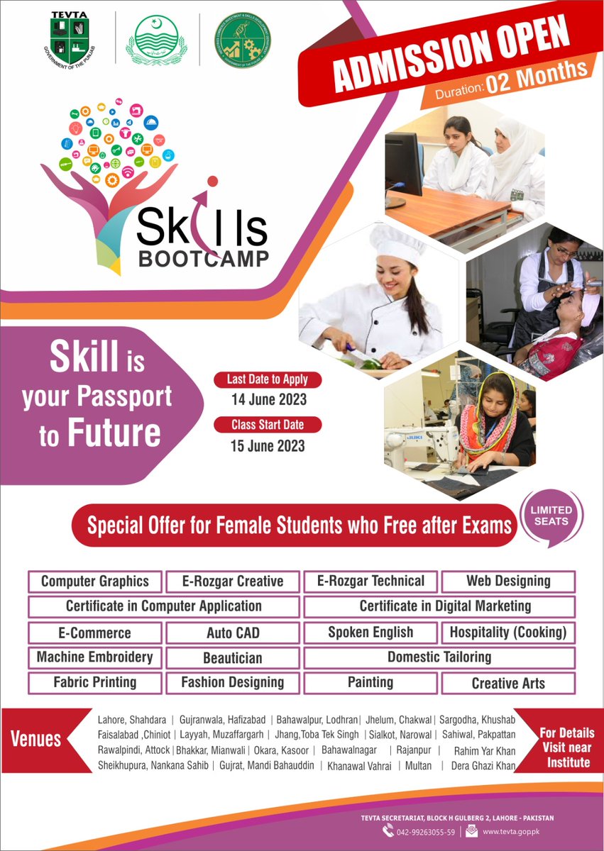 TEVTA Punjab Careers tweet media