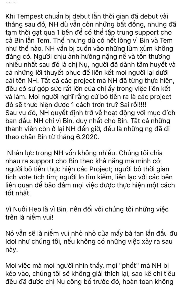 NuoiVi's tweet photo. Cảm ơn mọi người đã theo dõi chúng tôi, tạm biệt. Chúng tôi sẽ tiếp tục ủng hộ người chúng tôi thương nhưng không liên quan gì tới fandom. https://t.co/HVA3K36aeN