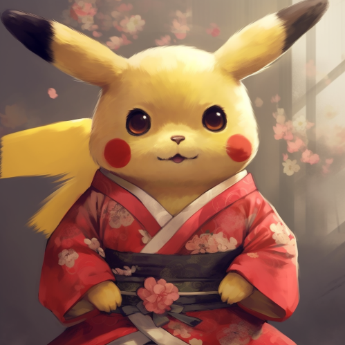 Pikachu likes to dress up once in a while.
ピカチュウもたまにはお洒落したい
Pikachu aime se déguiser de temps en temps.
皮卡丘喜欢偶尔打扮一下。
#kimono #midjourney #Pokemon
kickstarter.com/projects/21388…