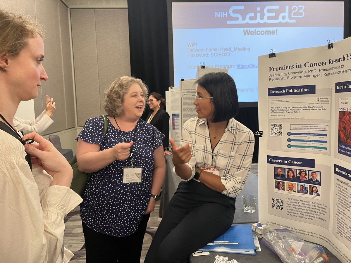 Jeanne Ting Chowning, PhD (@jchowning) on Twitter photo The <a href="/fredhutch/">Fred Hutch Cancer Center</a> <a href="/SciEdHutch/">SciEdHutch</a> team had a wonderful time meeting other health science education teams from across the US at #scied23 <a href="/NIHSEPA/">SEPA</a> in DC this past week! 🔬🥼🧫🧬⚗️ The <a href="/fredhutch/">Fred Hutch Cancer Center</a> <a href="/SciEdHutch/">SciEdHutch</a> team had a wonderful time meeting other health science education teams from across the US at #scied23 <a href="/NIHSEPA/">SEPA</a> in DC this past week! 🔬🥼🧫🧬⚗️