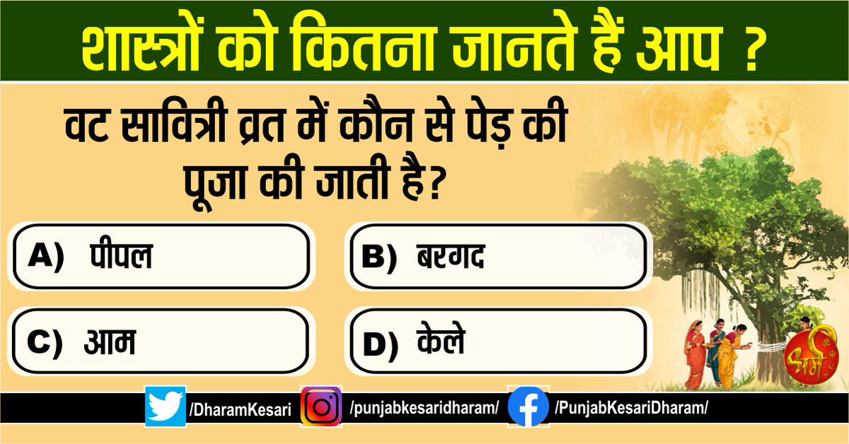 #Quiz #saturdayQuiz #Dharm #PunjabKesari