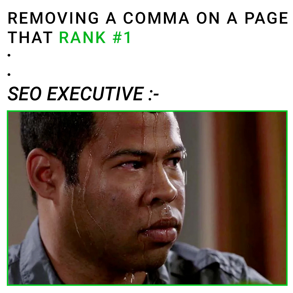 Messing with Perfection.
.
.
#seo #searchengineoptimization #seomemes #seohumor #seomeme #digitalmarketingmemes #FunFacts #memes #funnymemes #lifeofseo #ranking #websiteranking #googleranking #searchengines #seoservices #digitalmarketing #memepost #funny #swayam #swayaminfotech