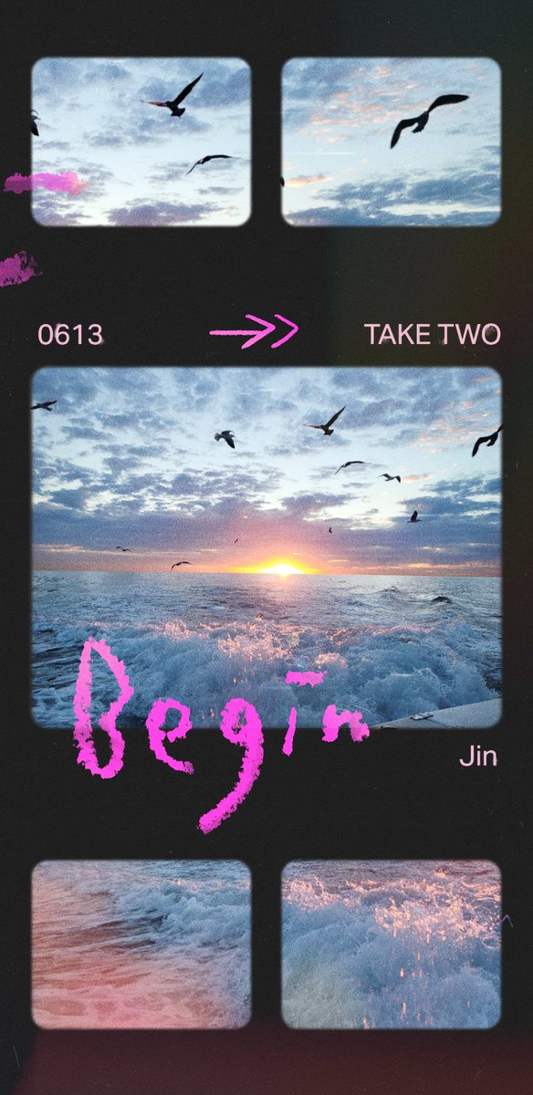 A Piece of 'Take Two' - Jin

BEGIN

Digital Single 'Take Two' 
2023. 6. 9. 1PM KST Release

#TakeTwo #Jin_BEGIN #Jin #진
#BTS #방탄소년단