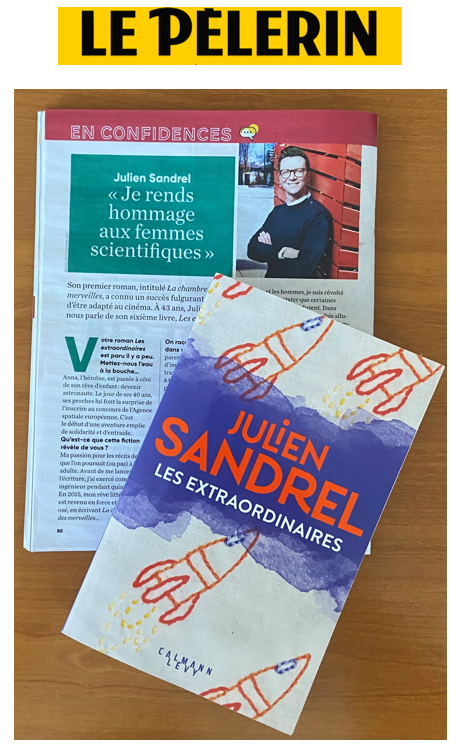 A lire dans <a href="/LePelerincom/">Le Pèlerin (Bayard Presse)</a> , l'interview de <a href="/JulienSandrel/">Julien Sandrel</a>  pour la parution de son roman "Les Extraordinaires". 
Une idée pour la #FeteDesMeres 😉
fal.cn/3yMFk
