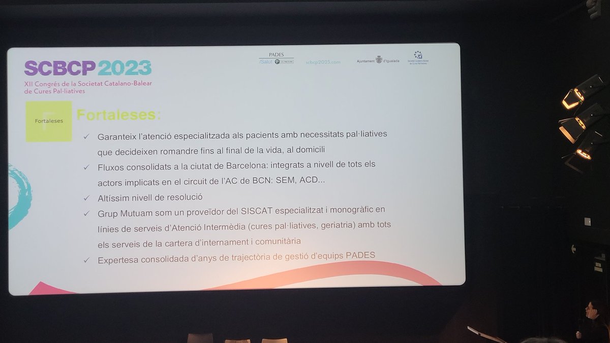 Susanna Forné (@susannaforne) on Twitter photo Realitat PADES 7/24/365, ens ho explica <a href="/Emma_Costas/">Emma Costas Munoz</a> Un recurs que garanteix l'atenció especialitzada als pacients amb necessitats pal.liatives que decideixen romandre al domicili fins al final de vida <a href="/SCBCPal/">Cures Pal·liatives - SCBCP</a> #scbcp23 Realitat PADES 7/24/365, ens ho explica <a href="/Emma_Costas/">Emma Costas Munoz</a> Un recurs que garanteix l'atenció especialitzada als pacients amb necessitats pal.liatives que decideixen romandre al domicili fins al final de vida <a href="/SCBCPal/">Cures Pal·liatives - SCBCP</a> #scbcp23
